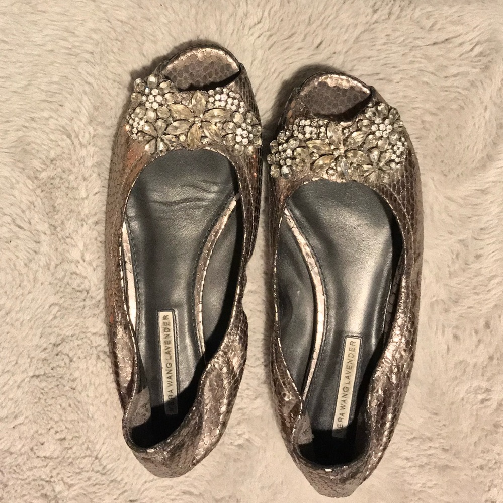 Vera Wang Lavender flats